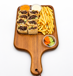 Double Al Akeelah Tanour Meat Saj Shawarma