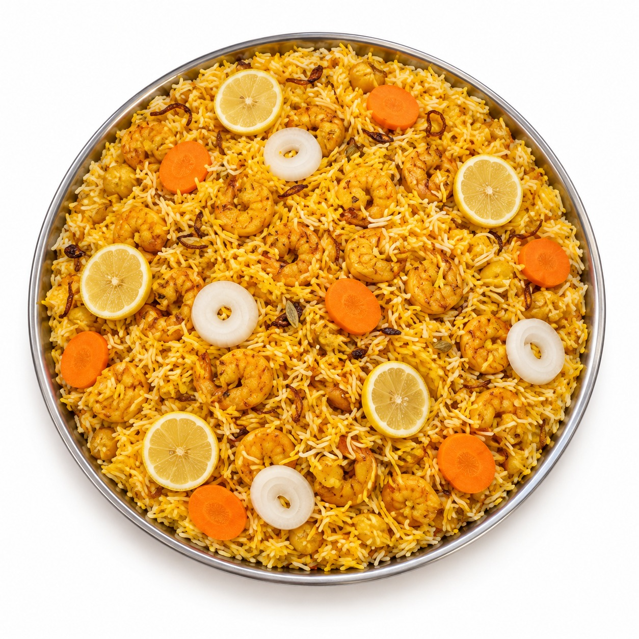 Shrimp Biryani Platter